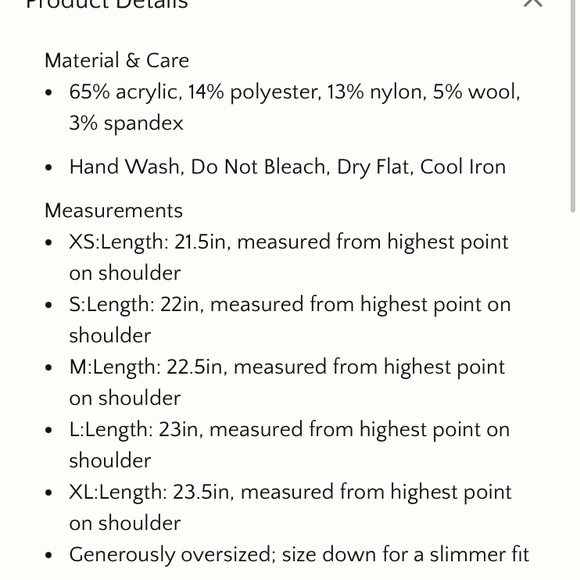 NWT NATURAL LIFE EVERYONE’S FAVORITE SWEATER XS - Picture 4 of 4